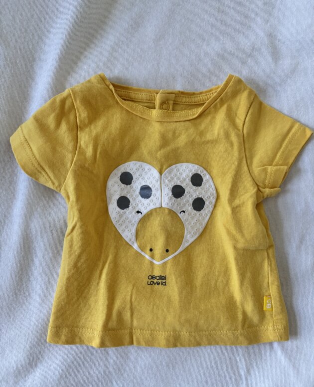 T-shirt Obaibi taille 1 mois neuf