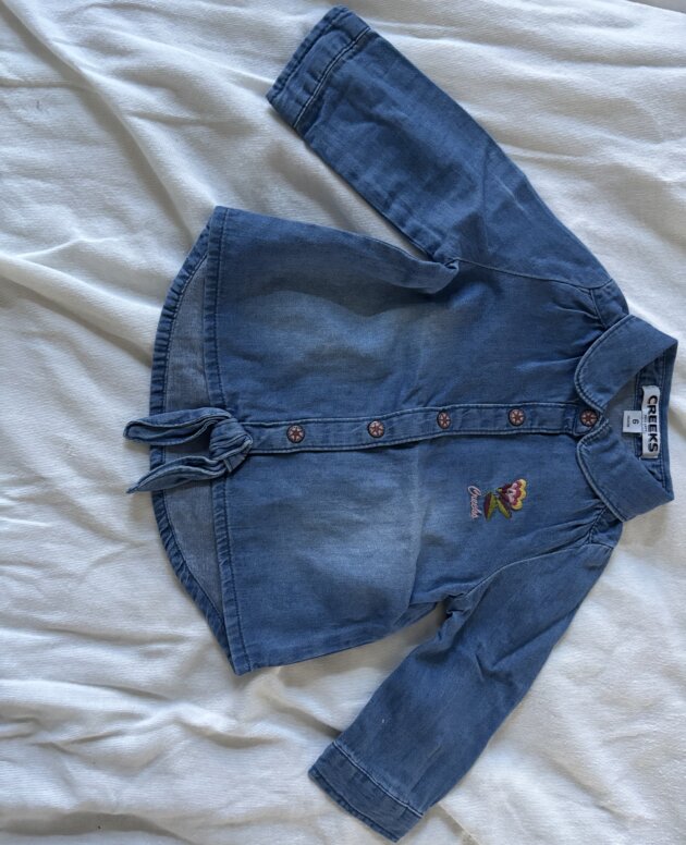 Chemise en jeans taille 6 mois
