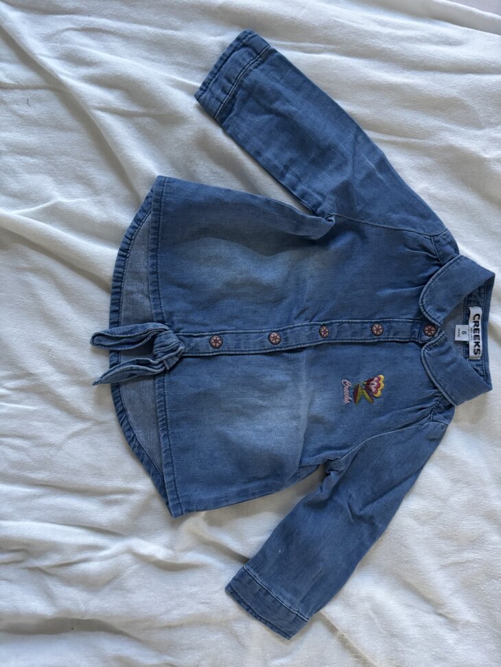 Chemise en jeans taille 6 mois