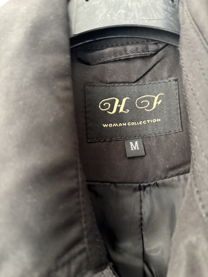 Veste Trench noire - Image 2