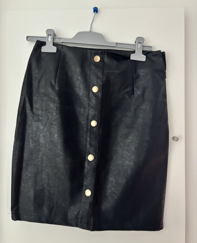 Veste cuire noire Unika M