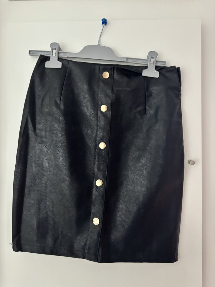 Veste cuire noire Unika M