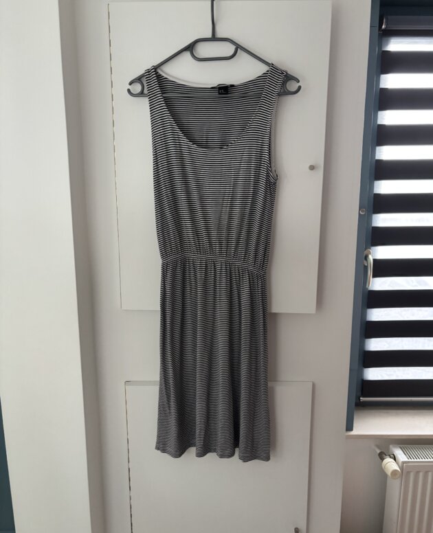 Robe lignée H&M XS