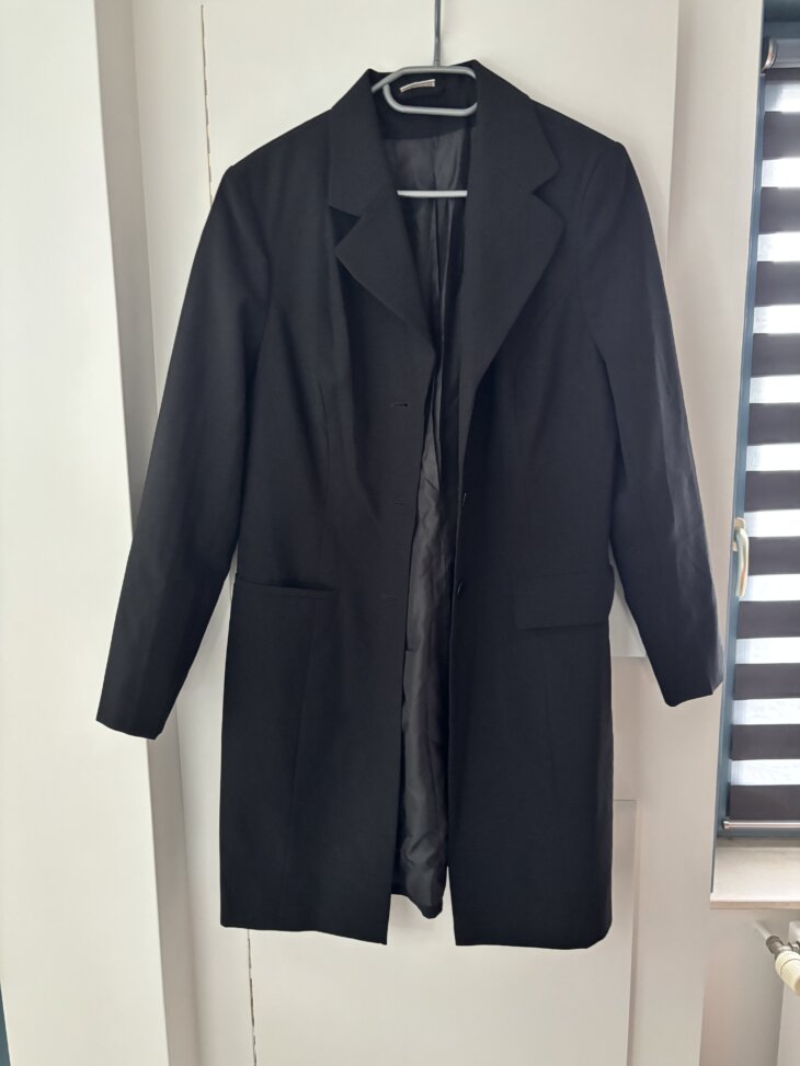 Veste longue noire 40