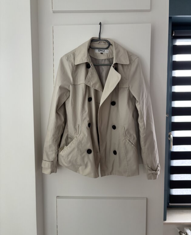 Veste beige trench Only S