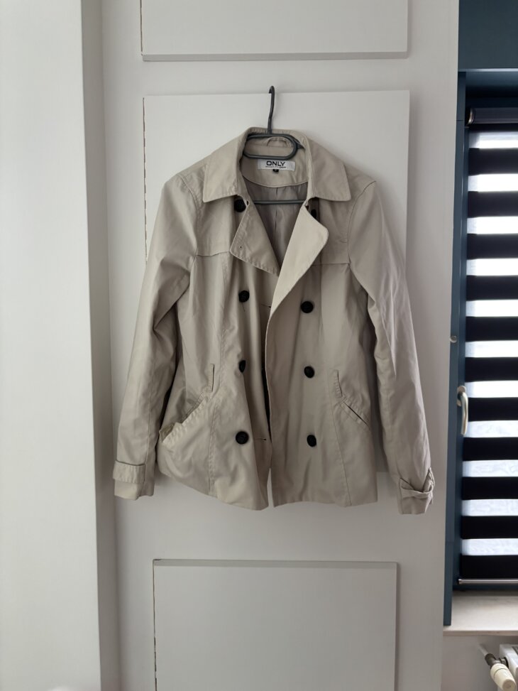 Veste beige trench Only S