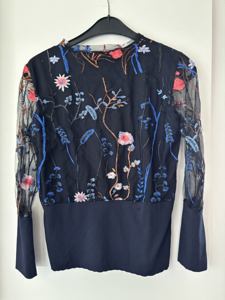 Blouse fleur S