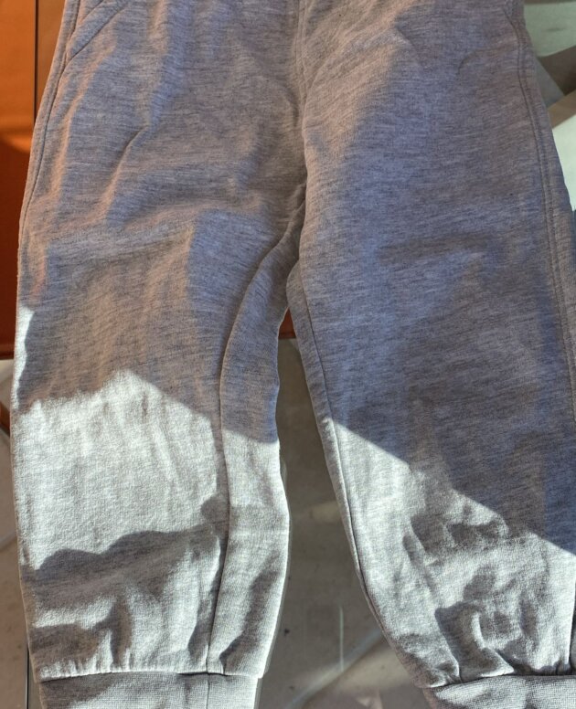 pantalon de training gris clair