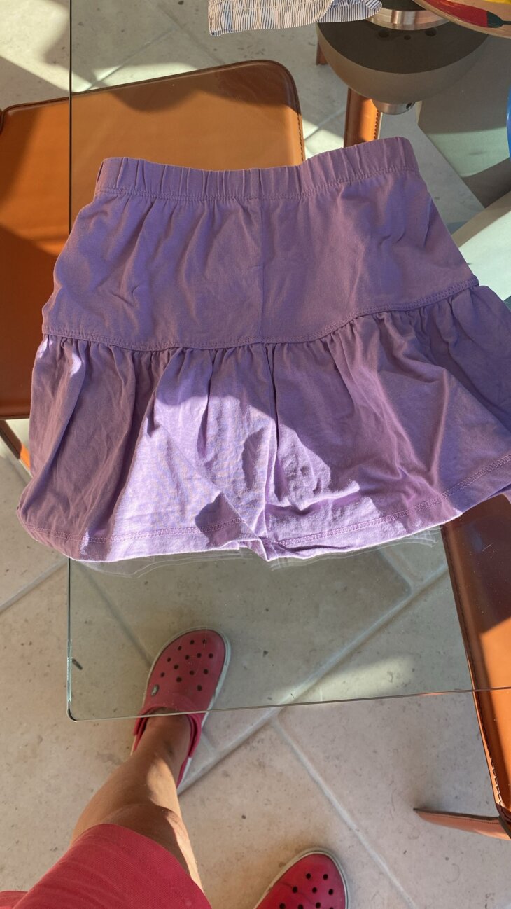 jupe mauve