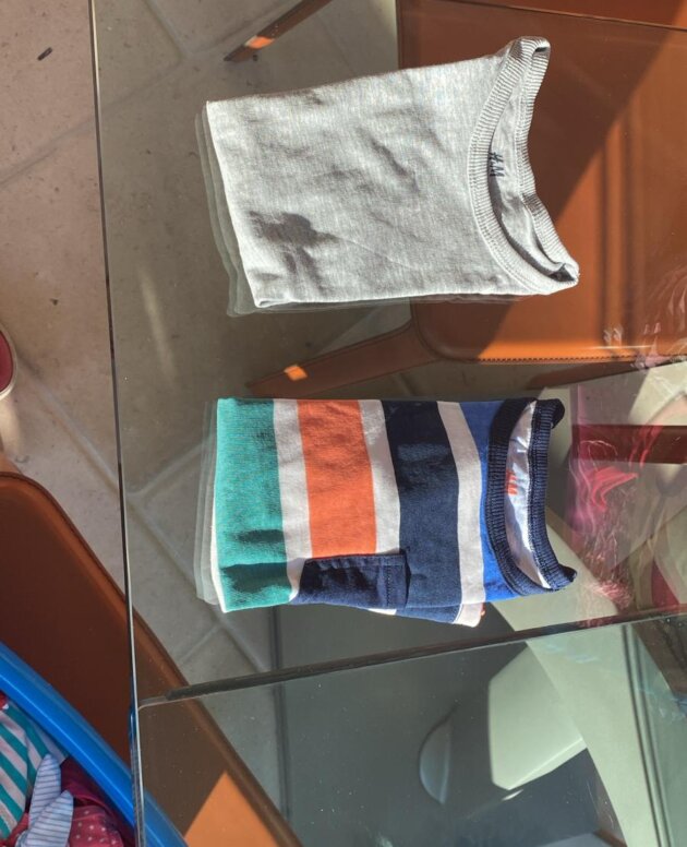 t-shirt rayé