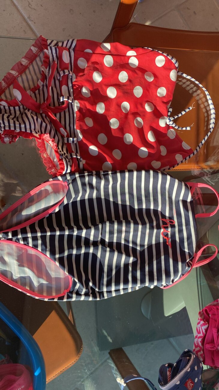 maillot rayé