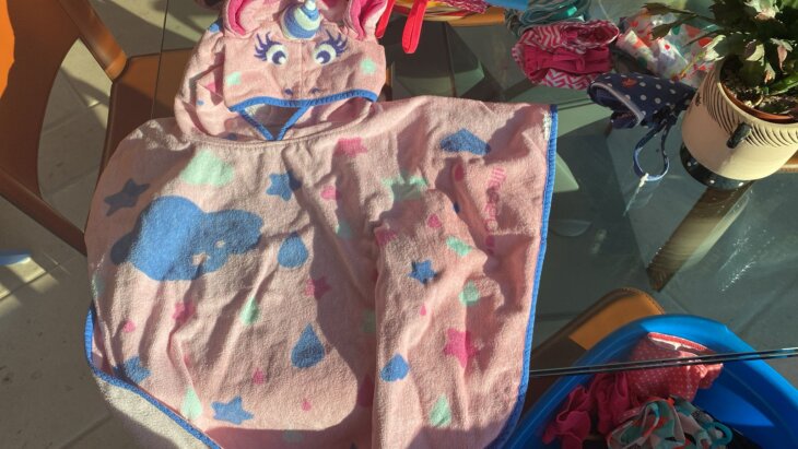 poncho de piscine