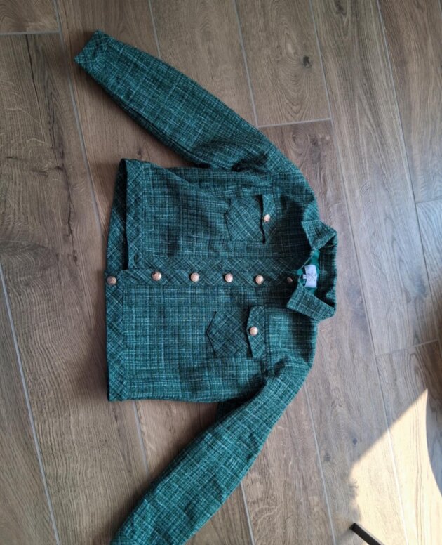Veste verte courte Taille L