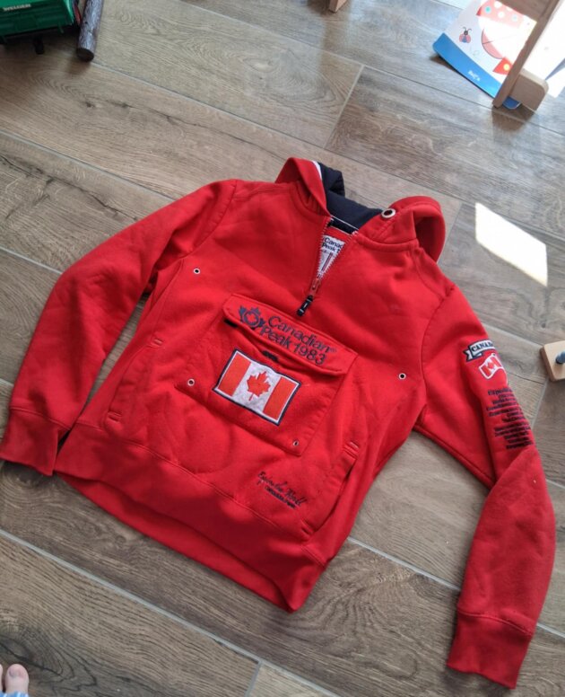 Pull Canadian Peak rouge Taille XL
