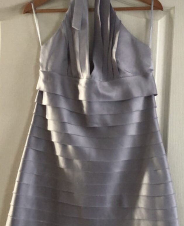 Robe dos nu cocktail gris taille 40