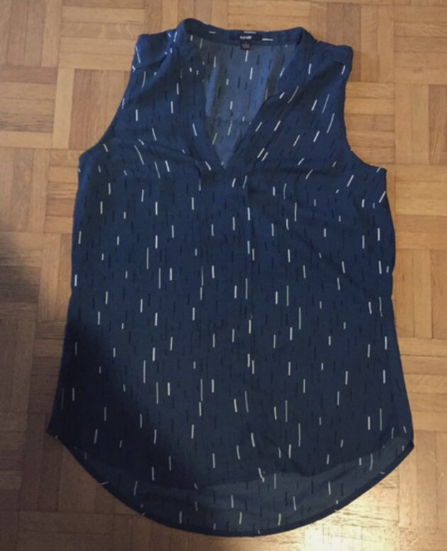 Top Kiabi bleu Taille S