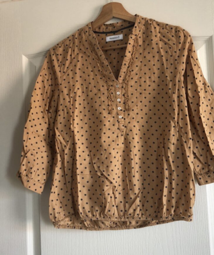 Chemisier Jessica Taille 40 petits pois