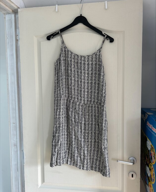 Robe vero Moda Bleu/beige Taille M