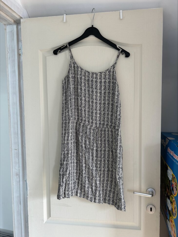 Robe vero Moda Bleu/beige Taille M