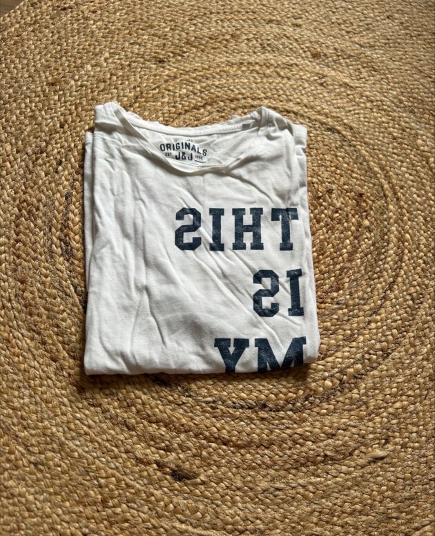 T-shirt Jack&Jones Blanc Taille L