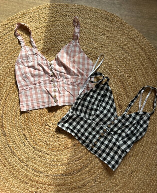 Lots 2X croc top rétro Taille M